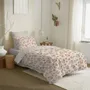 Linge de lit - Pack Complet Housse de couette Imprimé 140 x 200 cm - Drap housse 90 x 190 cm - 100% Coton 57 Fils - COTON PUR