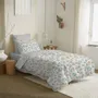 Linge de lit - Pack Complet Housse de couette Imprimé 140 x 200 cm - Drap housse 90 x 190 cm - 100% Coton 57 Fils - COTON PUR