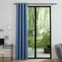 Curtains and window coverings - Blackout Curtain 140 x 260 cm Cornflower - COTON PUR