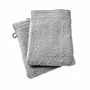 Other bath linens - Set of 2 "Spa" Wash Gloves 100% Cotton 15 x 21 cm Pearl - COTON PUR