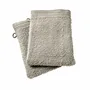 Other bath linens - Set of 2 "Spa" Wash Gloves 100% Cotton 15 x 21 cm Sand - COTON PUR