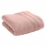 Bath towels - "Spa" Towel 100% Cotton 50 x 100 cm Old Pink - COTON PUR