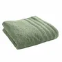 Serviettes de bain - Drap de Douche "Spa" 100% Coton 70 x 140 cm Romarin - COTON PUR