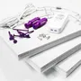 Objets personnalisables - Kit ciel étoilé à LED DIY 120x240cm / 2,88 m2 - 90 leds Blanc Chaud - PIXLUM