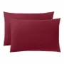 Bed linens - 100% Cotton Pillowcase 50 x 70 cm Garnet - COTON PUR