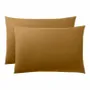 Bed linens - 100% Cotton Pillowcase 50 x 70 cm Caramel - COTON PUR