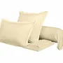 Bed linens - Percale Bolster Case 45 x 185 cm Pure Combed Long Staple Cotton 80 Thread Count/cm² Ivory - COTON PUR