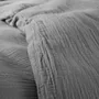 Bed linens - Cotton Gauze Duvet Set 240 x 220 cm + 2 Pillowcases 65 x 65 cm Slate - COTON PUR