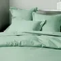 Bed linens - Percale Duvet Cover 140 x 200 cm Pure Combed Long Fiber Cotton 80 Thread Count Celedon - COTON PUR
