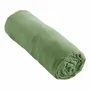 Bed linens - Cotton Gauze Fitted Sheet 140 x 190 cm Olive - COTON PUR