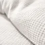 Bed linens - Duvet set 140x200cm + 1 pillowcase 65X65cm honeycomb Snow - COTON PUR