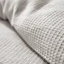 Linge de lit - Parure de couette 140x200cm + 1 taie d'oreiller 65X65cm nid d'abeille Perle - COTON PUR