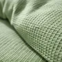 Linge de lit - Parure de couette 240x220cm + 2 taies d'oreiller 65X65cm nid d'abeille Olive - COTON PUR