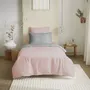 Linge de lit - Pack Complet Housse de couette Bicolore 140 x 200 cm - Drap housse 90 x 190 cm - 100% Coton 57 Fils - COTON PUR