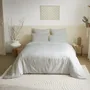 Linge de lit - Pack Complet Housse de couette Unicolore 220 x 240 cm - Drap housse 160 x 200 cm - 100% Coton 57 Fils - COTON PUR