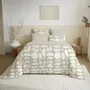 Linge de lit - Pack Complet Housse de couette Imprimé 220 x 240 cm - Drap housse 140 x 190 cm - 100% Coton 57 Fils - COTON PUR