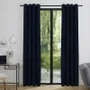Rideaux et voilages - Rideau Occultant 140 x 260 cm Bleu Nuit - COTON PUR