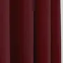 Curtains and window coverings - Pair of Eyelet Curtains "Linen Effect" 140 x 260 cm Moonlight deco Wine Red - COTON PUR