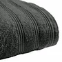 Bath towels - "Spa" 100% Cotton Towel 50 x 100 cm Slate - COTON PUR