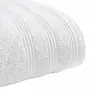 Bath towels - "Spa" Towel 100% Cotton 50 x 100 cm Snow - COTON PUR