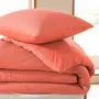 Bed linens - Duvet set 240x220cm + 2 pillowcases 65X65cm honeycomb Blush - COTON PUR