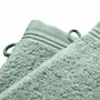 Other bath linens - Set of 2 "Spa" Wash Gloves 100% Cotton 15 x 21 cm Mint - COTON PUR