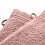 Other bath linens - Set of 2 "Spa" Wash Gloves 100% Cotton 15 x 21 cm Old Pink - COTON PUR