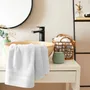 Bath towels - "Spa" Towel 100% Cotton 50 x 100 cm Snow - COTON PUR