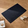Autres linges de bain - Tapis de Bain "Spa" 100% Coton 50 x 80 cm Bleu Nuit - COTON PUR