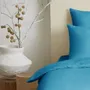 Linge de lit - Pack Complet Housse de couette Unicolore 140 x 200 cm - Drap housse 90 x 190 cm - 100% Coton 57 Fils - COTON PUR