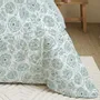 Linge de lit - Pack Complet Housse de couette Imprimé 220 x 240 cm - Drap housse 160 x 200 cm - 100% Coton 57 Fils - COTON PUR