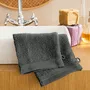 Other bath linens - Set of 2 "Spa" Wash Gloves 100% Cotton 15 x 21 cm Slate - COTON PUR