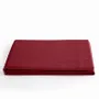 Linge de lit - Drap Plat 100% Coton 180 x 290 cm Grenat - COTON PUR