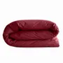 Linge de lit - Housse de couette 100% Coton 260 x 240 cm Grenat - COTON PUR