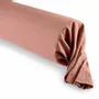 Linge de lit - Taie de Traversin 100% Coton 45 x 185 cm Vieux Rose - COTON PUR