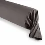Bed linens - 100% Cotton Bolster Case 45 x 185 cm Slate - COTON PUR