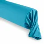 Bed linens - 100% Cotton Bolster Case 45 x 185 cm Cyan - COTON PUR