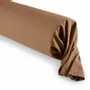 Bed linens - 100% Cotton Bolster Case 45 x 185 cm Taupe - COTON PUR