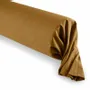 Linge de lit - Taie de Traversin 100% Coton 45 x 185 cm Caramel - COTON PUR