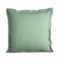 Linge de lit - Taie d'oreiller Percale 65 x 65 cm Pur Coton Peigné Longues Fibres 80 Fils/cm² Celadon - COTON PUR
