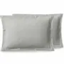Bed linens - Percale Pillowcase 50 x 70 cm Pure Combed Cotton Long Staple 80 Thread Count/cm² Pearl - COTON PUR