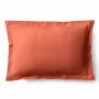 Linge de lit - Taie d'oreiller Percale 50 x 70 cm Pur Coton Peigné Longues Fibres 80 Fils/cm² Terracotta - COTON PUR
