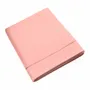 Linge de lit - Drap Plat Percale 180 x 290 cm Pur Coton Peigné Longues Fibres 80 Fils/cm² Rose Poudré - COTON PUR