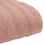 Bath towels - "Spa" Towel 100% Cotton 50 x 100 cm Blush - COTON PUR