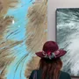 Paintings - Acrylic Resin Painting "SAHARA" - TURIK&ART (KSENIIA TURIK)
