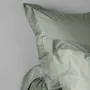 Bed linens - Percale Pillowcase 50 x 70 cm Pure Combed Cotton Long Staples 80 Thread Count/cm² Slate - COTON PUR