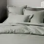 Bed linens - Percale Pillowcase 50 x 70 cm Pure Combed Cotton Long Staples 80 Thread Count/cm² Slate - COTON PUR