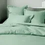 Bed linens - Percale Pillowcase 50 x 70 cm Pure Combed Cotton Long Staples 80 Thread Count/cm² Celadon - COTON PUR
