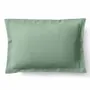 Bed linens - Percale Pillowcase 50 x 70 cm Pure Combed Cotton Long Staples 80 Thread Count/cm² Celadon - COTON PUR