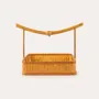 Kitchens furniture - Handmade Bamboo Portable Square Storage Basket - THE ZHAI